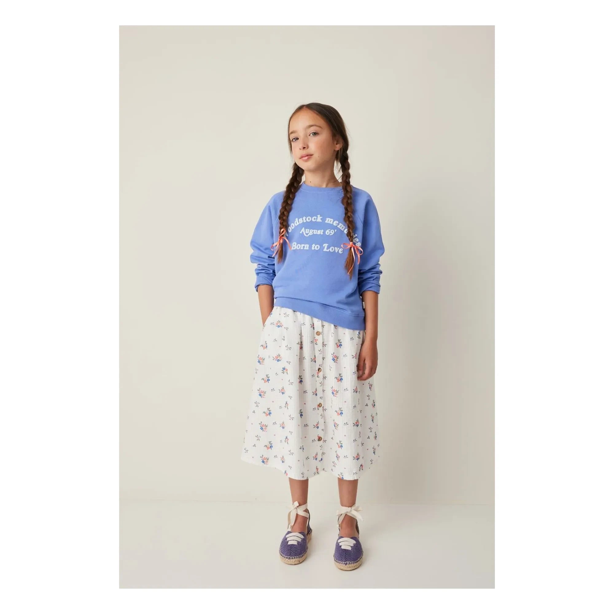 Tocoto Vintage - Woodstock sweatshirt | Blue