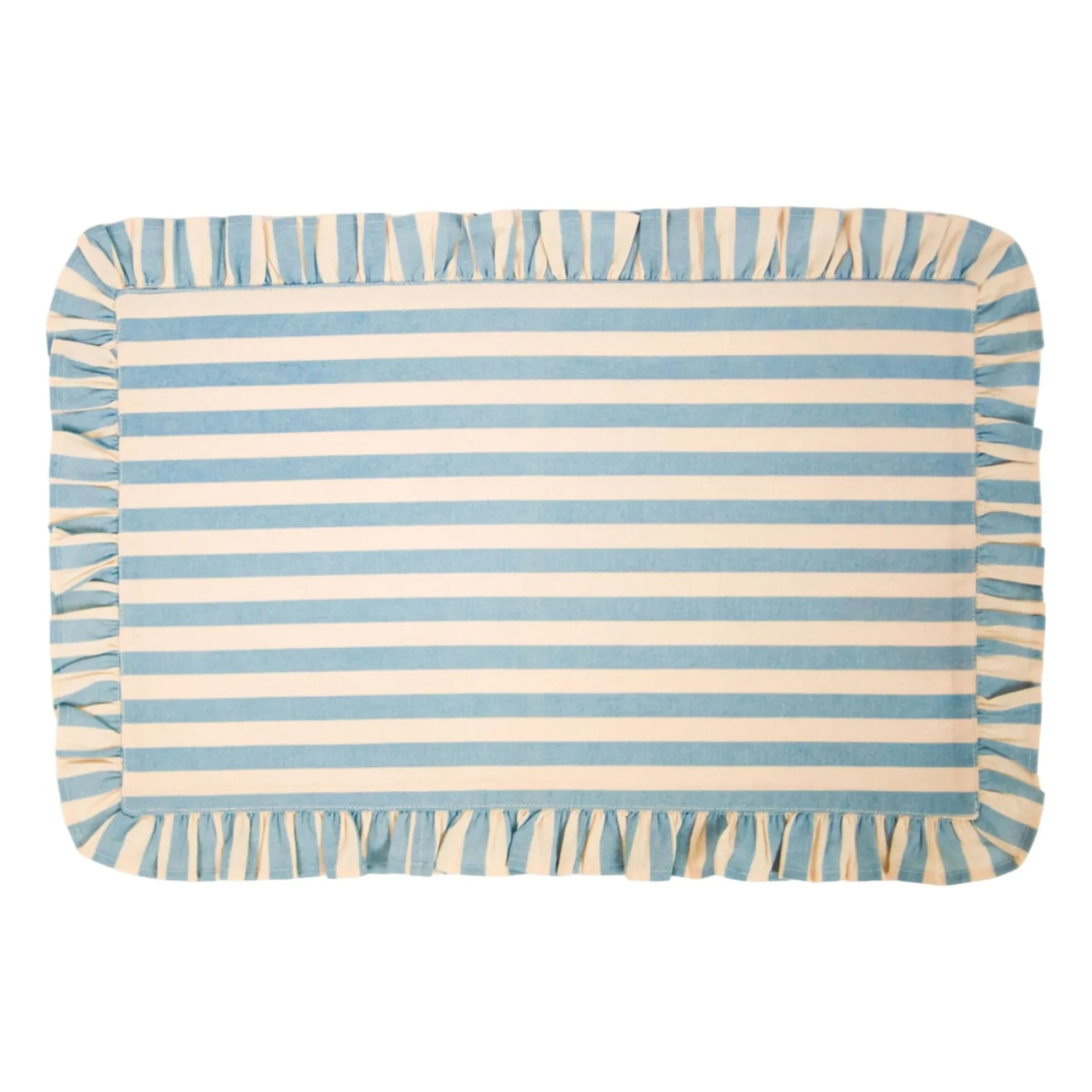 Olsson & Jensen - Ellie striped placemat | Light blue