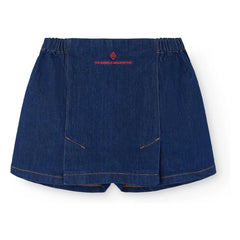 The Animals Observatory - Denim Short Skirt Olingo Organic Cotton | Blue