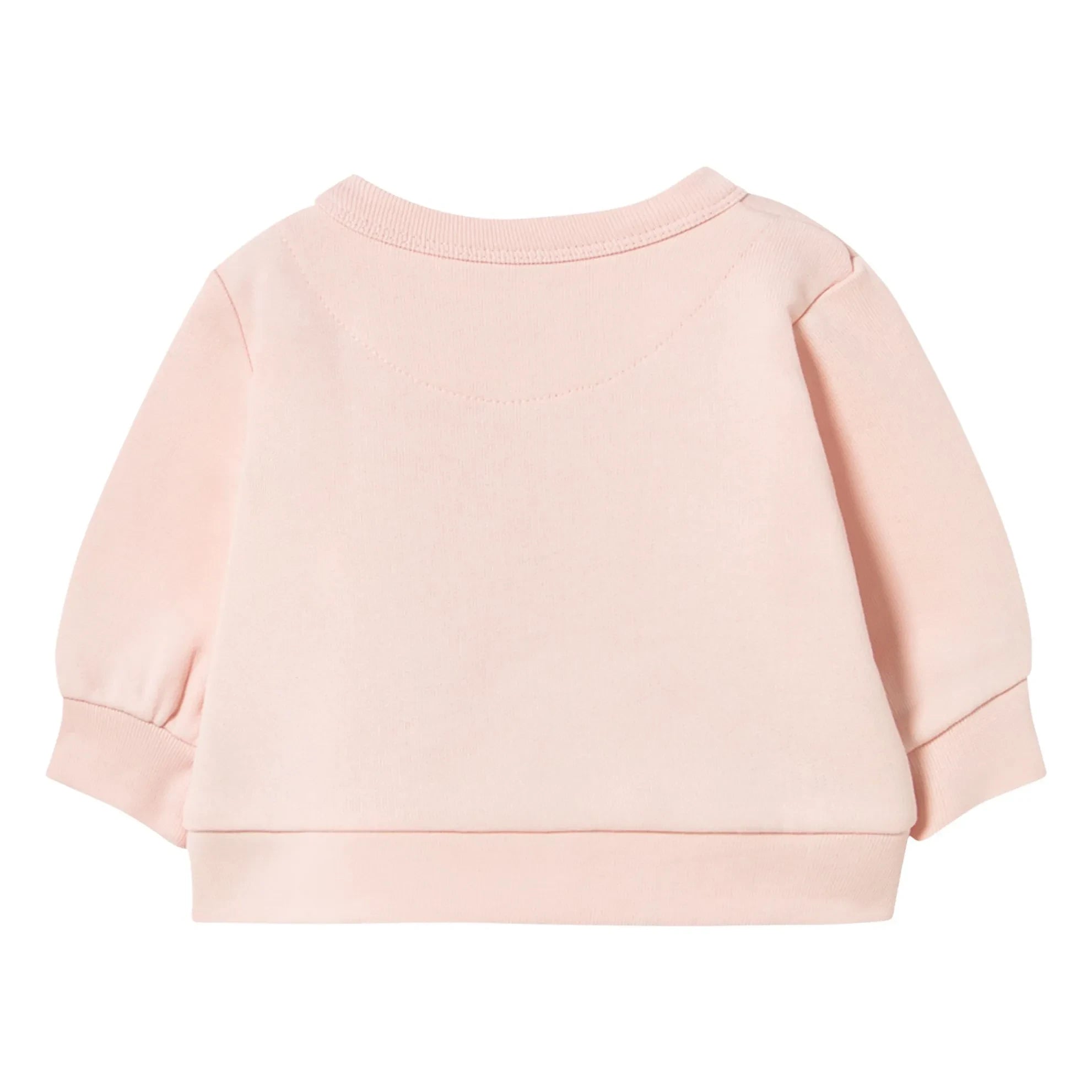 Tinycottons - Sweat Dog Tiny 26 Organic Cotton Baby | Pale Pink