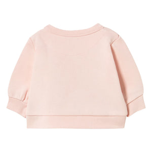 Tinycottons - Sweat Dog Tiny 26 Organic Cotton Baby | Pale Pink