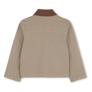 Zadig & Voltaire - Contrast Collar Work Jacket | Beige