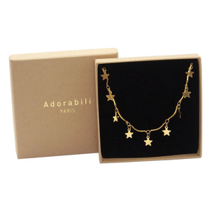 Adorable - Multistars Necklace | Gold