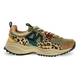 Flower Mountain - Solin Suede and Nylon Sneakers | Brown