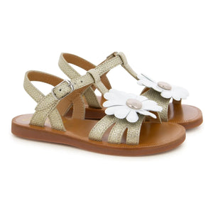 Pom d'Api - Plagette Big Flo Sandals | Gold