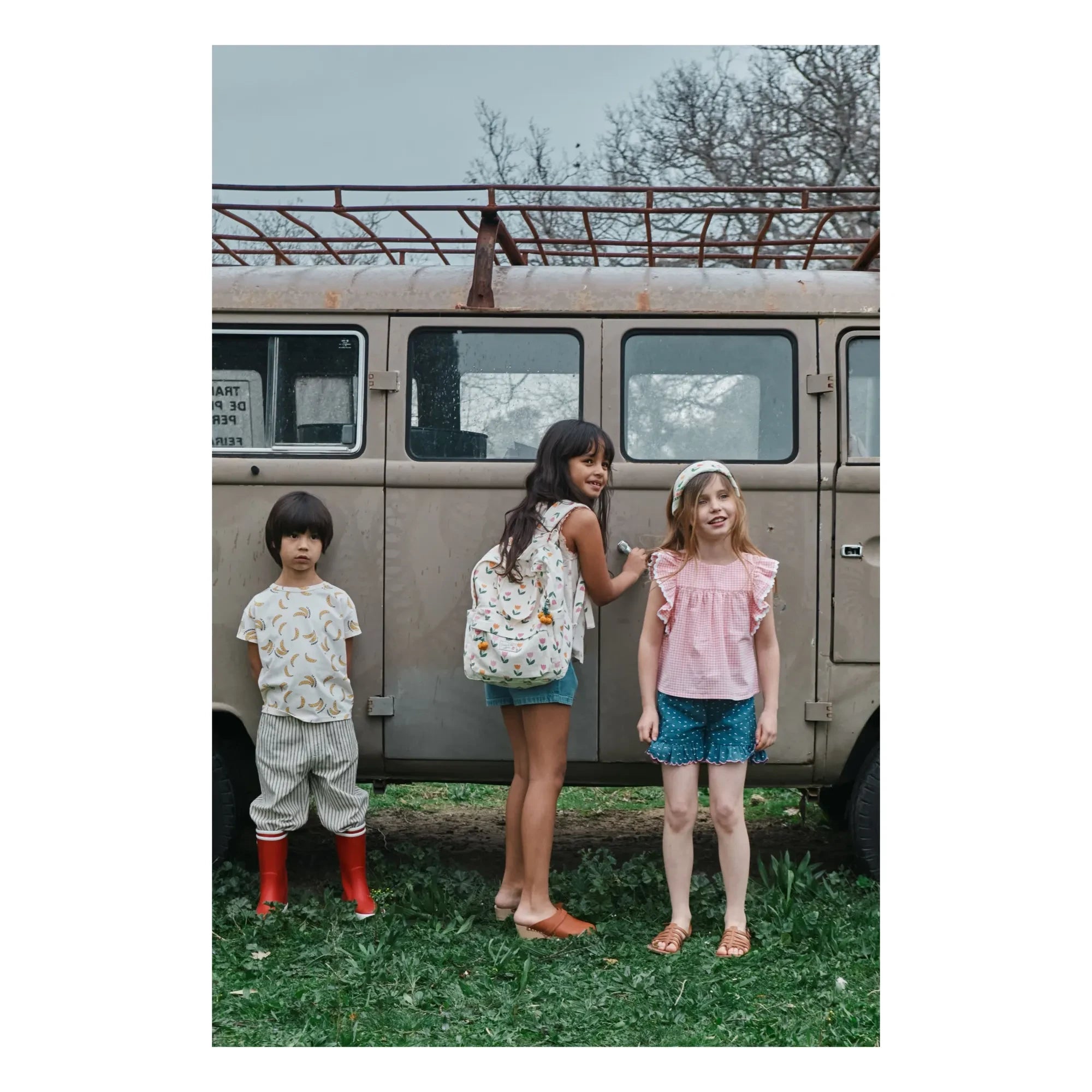 Emile et Ida - Striped Pants | Natural