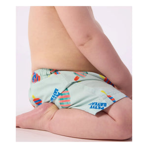 Petit Bateau - Glaces Recycled Fiber Baby Swim Shorts | Turquoise