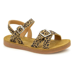 Pom d'Api - Beach-Air Crossy Sandal | Leopard
