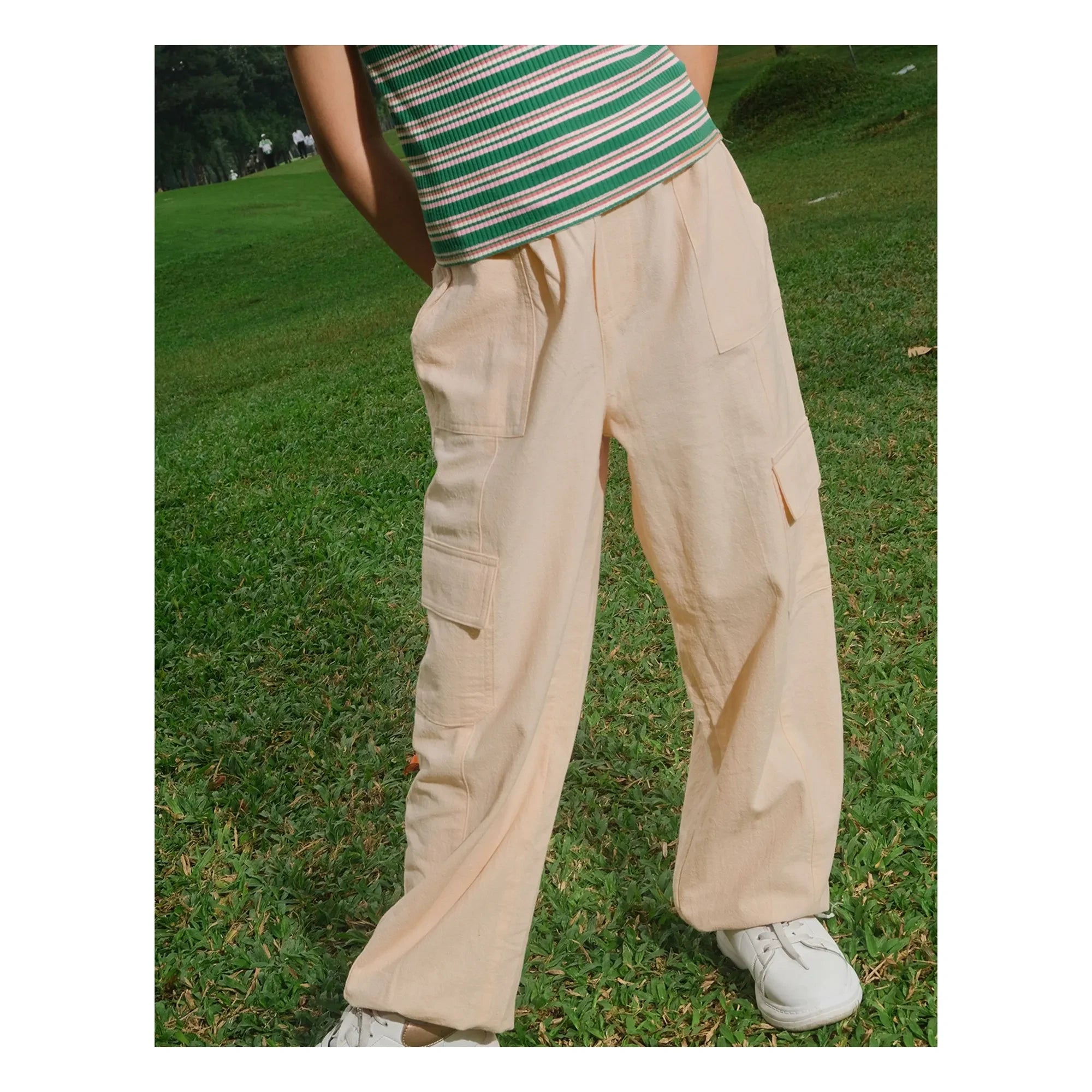 Gingersnaps - Hannah Textured Pants | Ecru