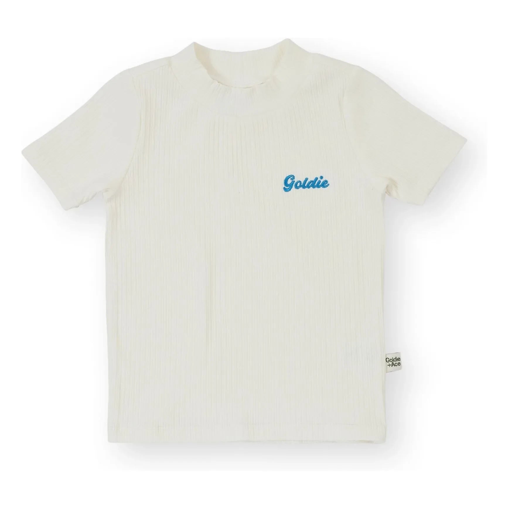 Goldie + Ace - Goldie Ribbed T-shirt | White