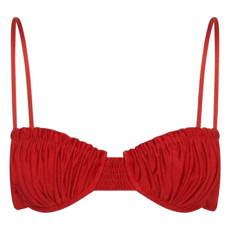 Faithfull the Brand - Esterel Bikini Top | Red