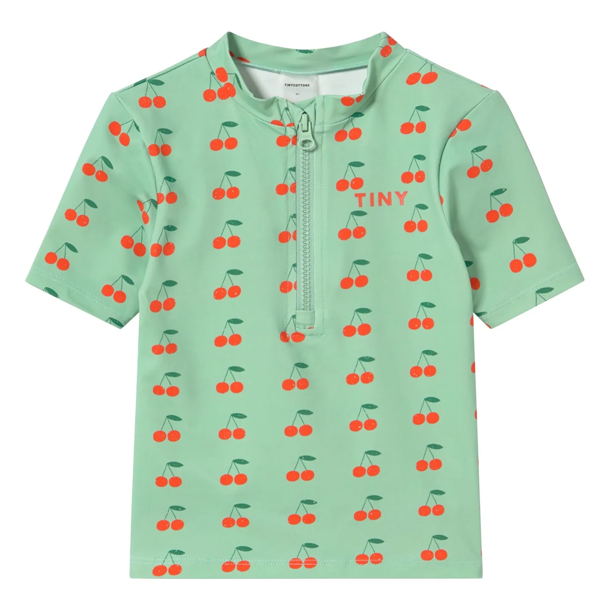 Tinycottons - Cherry UV Protective Bath T-Shirt | Green Water