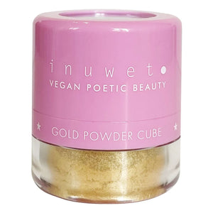 Inuwet - Gold Glitter Powder Cube