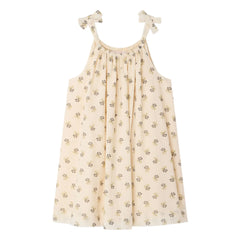 Bonpoint - Eloise Fleurie Organic Cotton Dress | Ecru