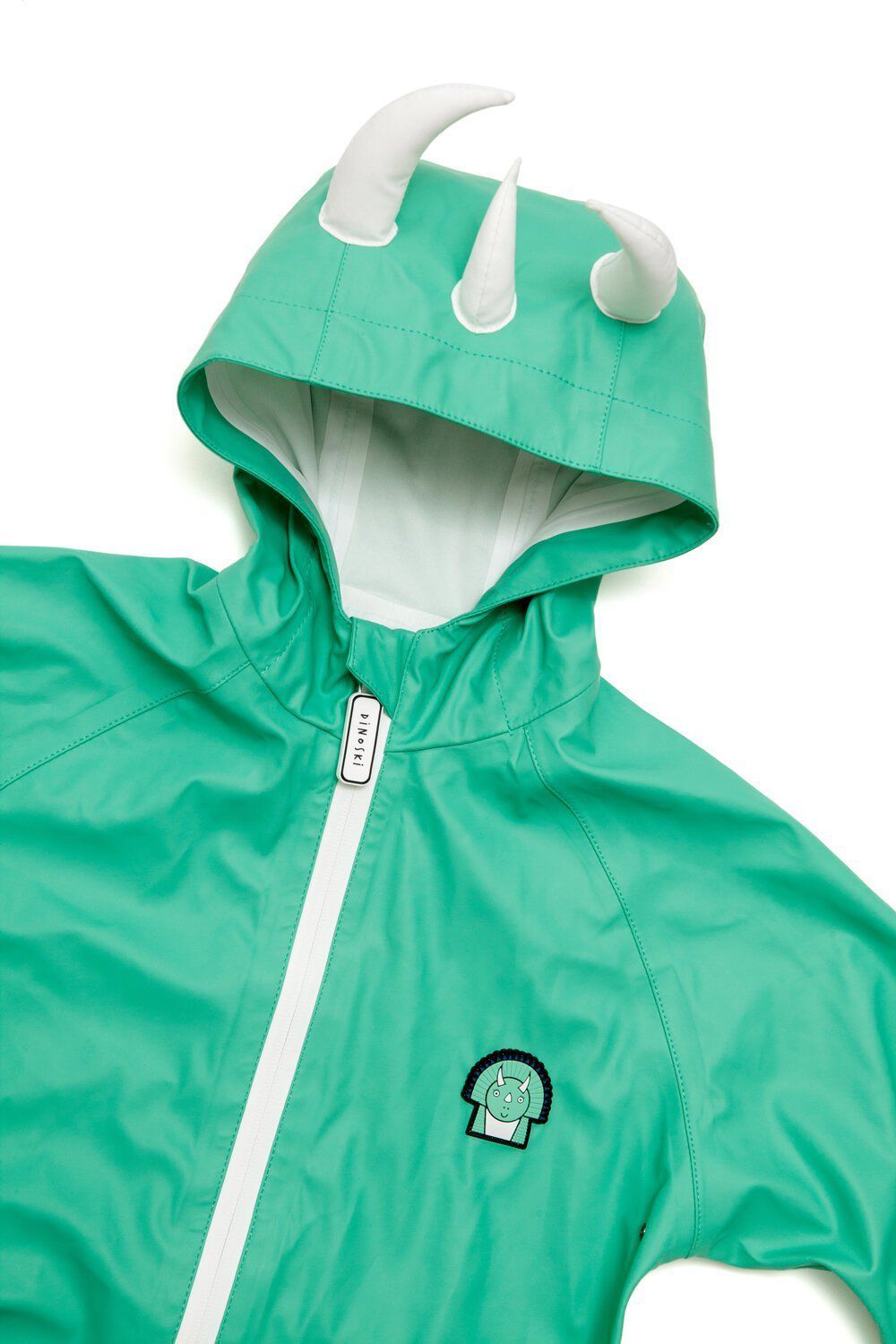 Dinoski - Spike the Dinosaur Kids Raincoat and Rain Overalls Set - 1-2 YEARS OLD 