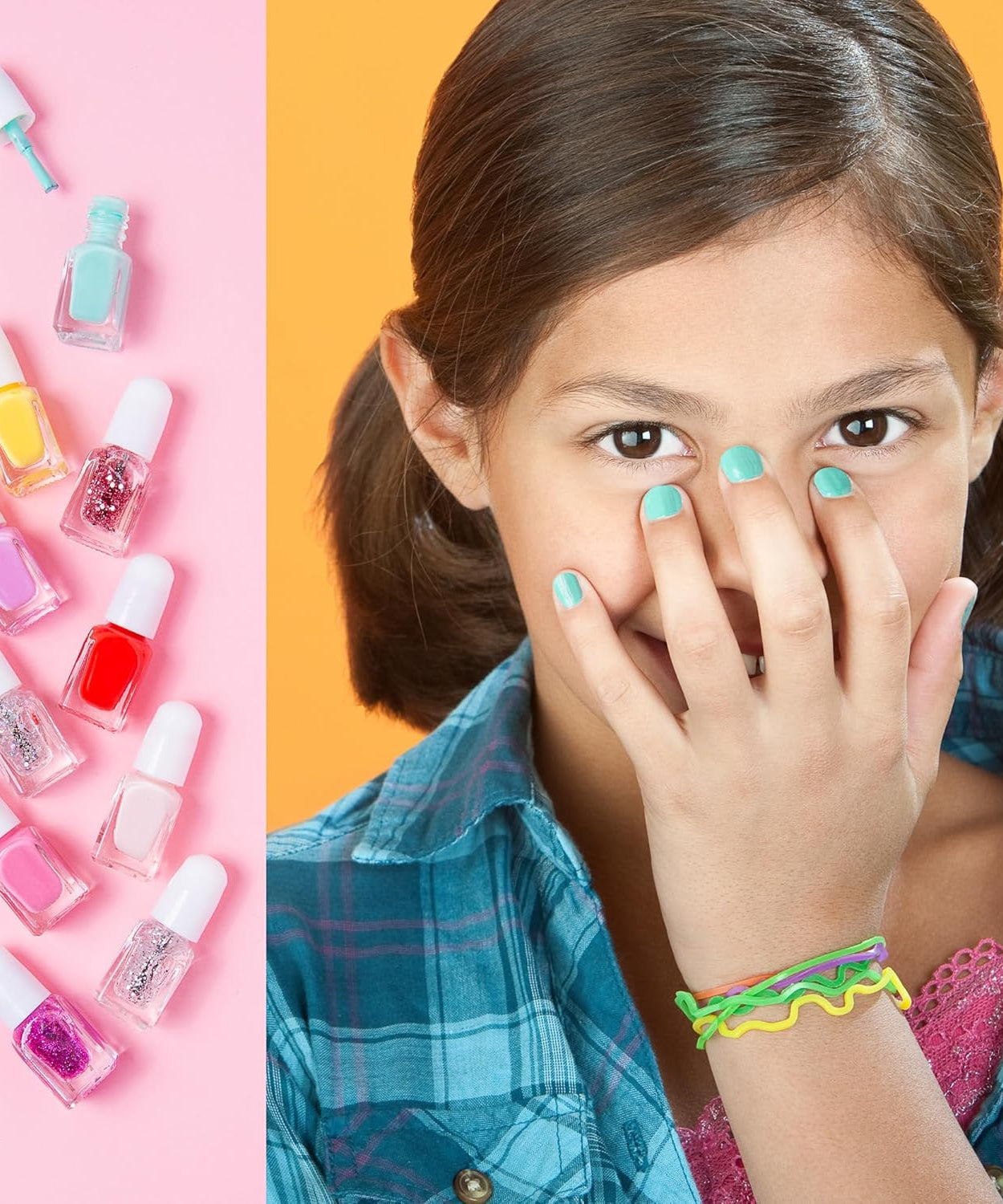 Dinossi - 9-piece Children's Nail Polish and Care Set