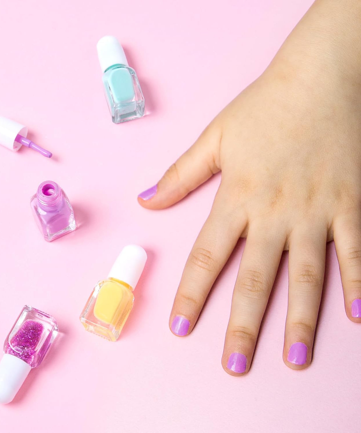 Dinossi - 9-piece Children's Nail Polish and Care Set