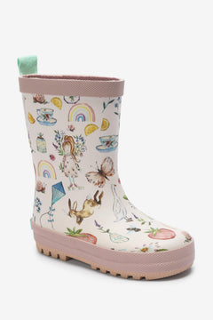 Dinossi - Happy Girl Cheerful Child Rain Boots - 28