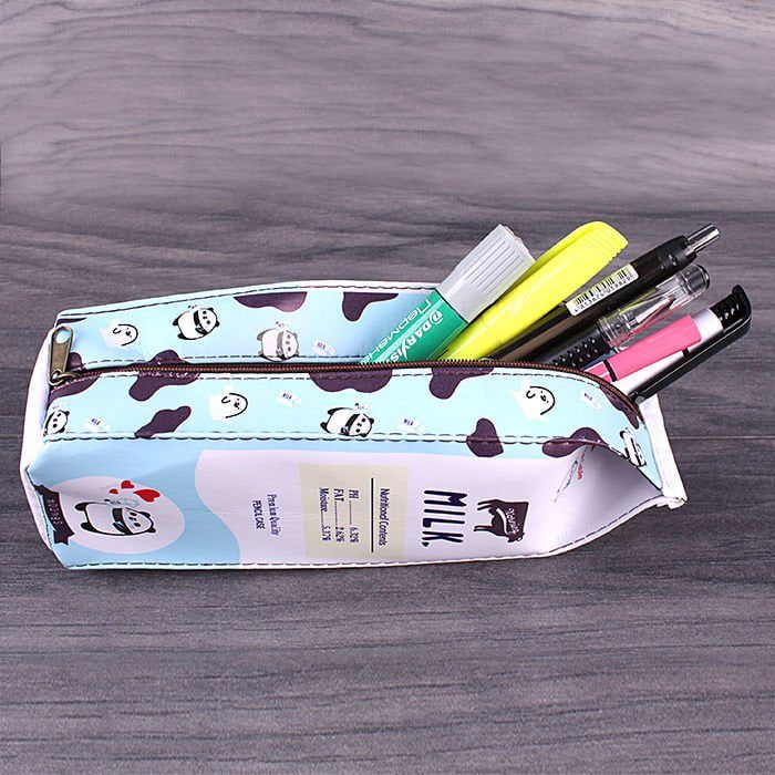Dinossi - Scented Vanilla Milk Carton Shaped Pencil Case 