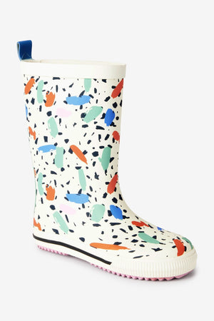 Dinossi - Confetti Printed Girls Rain Boots - 29 