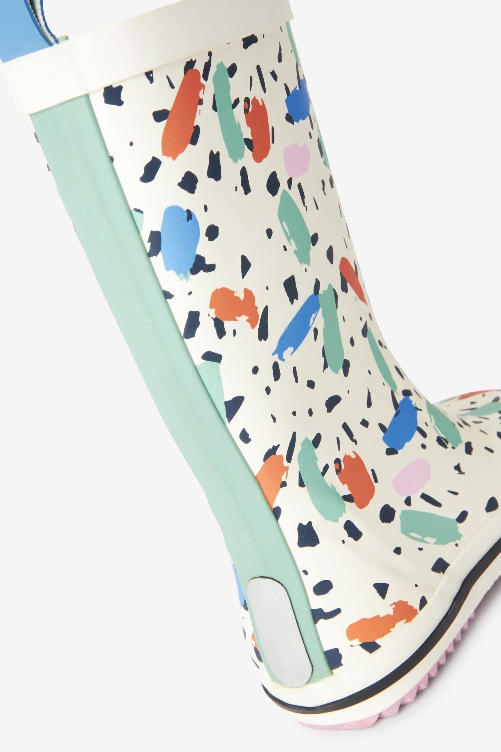 Dinossi - Confetti Printed Girls Rain Boots - 32 