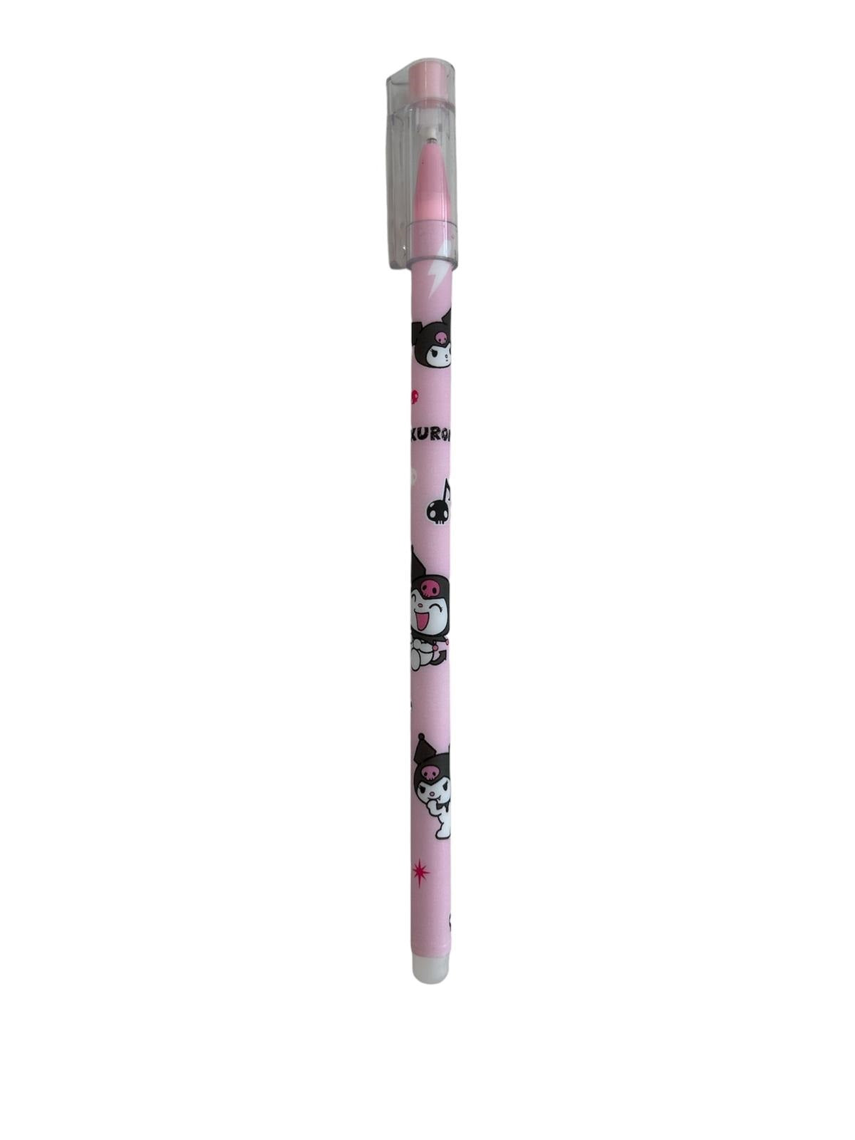 Dinossi Kuromi - Black 0.5 Fine Tip Ballpoint Pen - Pink