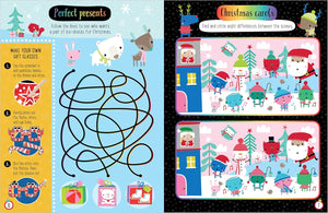 Dinossi - Scratch and Sparkle English Christmas Activity Book