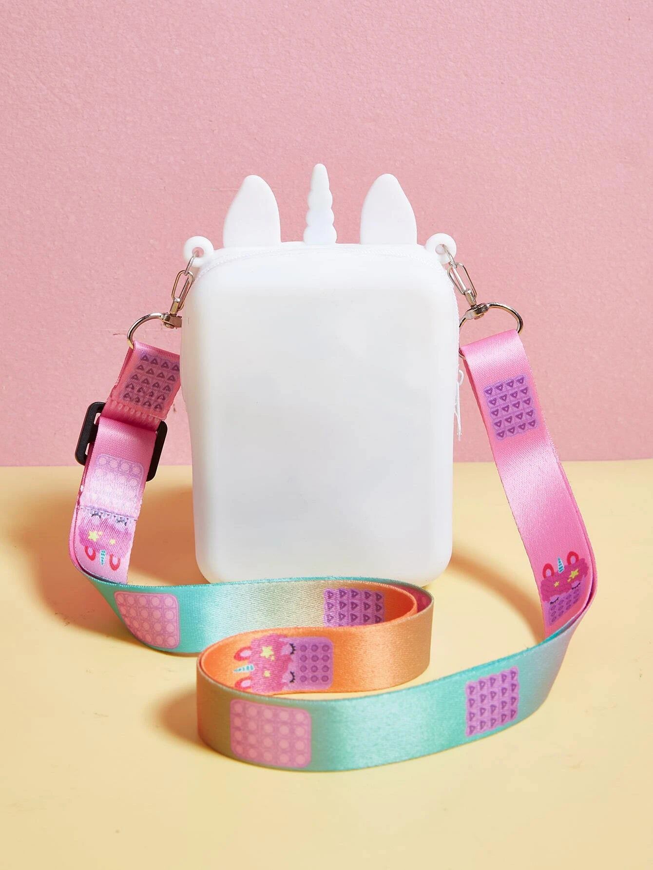 Dinossi - Unicorn Popit Design White Girl Shoulder Bag 