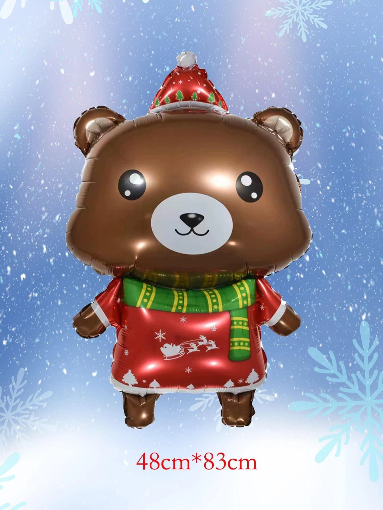 Dinossi - New Year Christmas Bear 48CM Decorative Balloon 