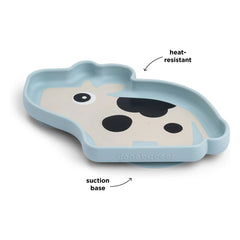 Done by Deer - Dotti Suction Silicone Plate | Light Blue