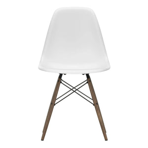 Vitra - DSW Plastic Chair - Maple Base - Charles & Ray Eames | White