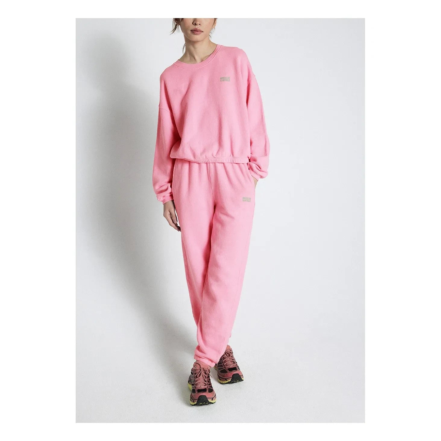 American Vintage - Izubird Pamuklu Jogger | Cherry Wood