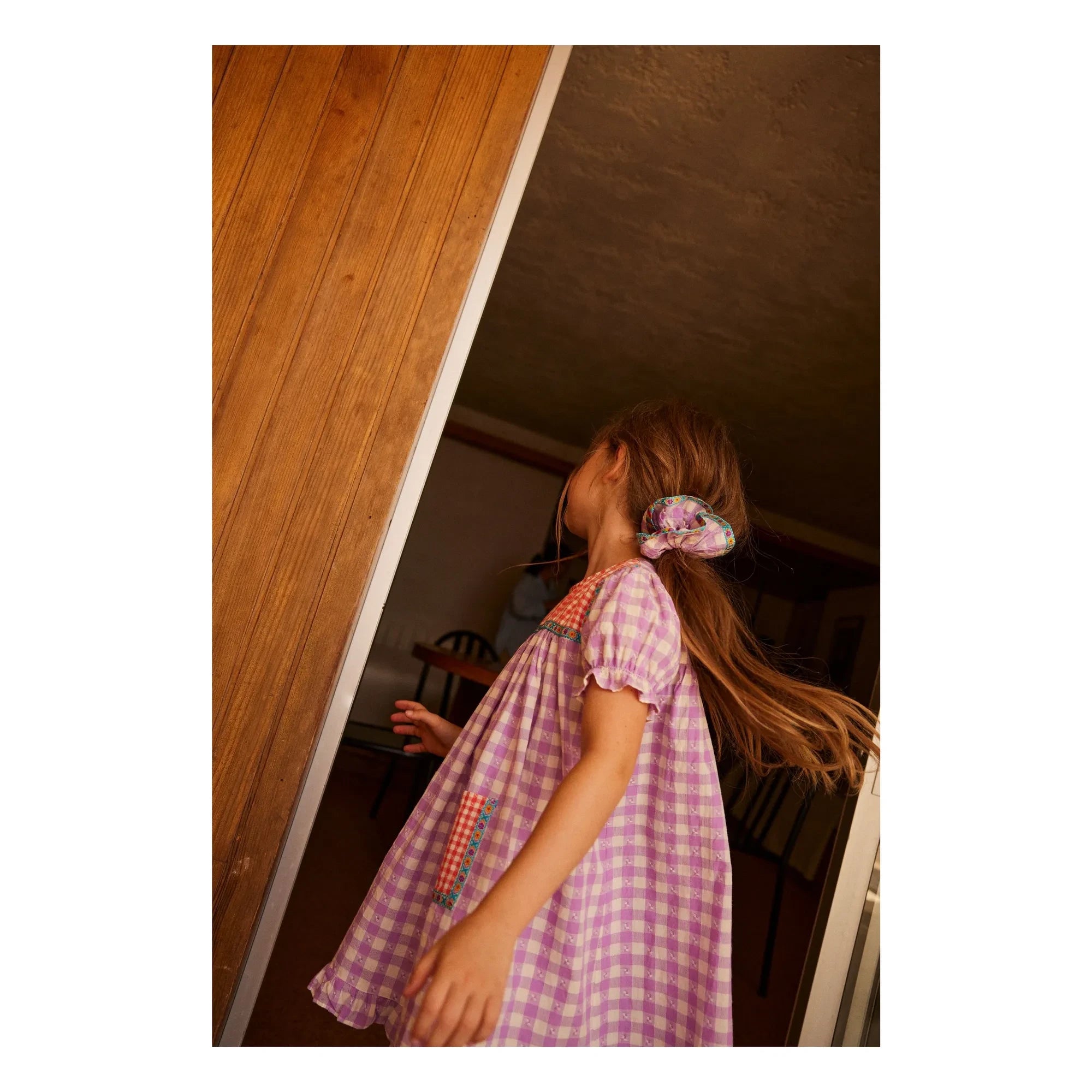Hello Simone - Louisette Checked Dress | Pink
