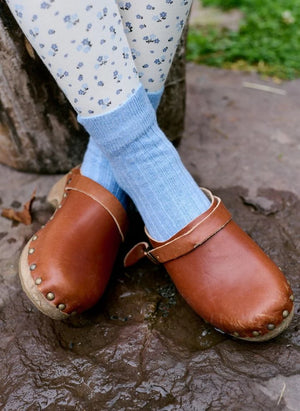 Soor Ploom - Calico Leggings | Light Blue