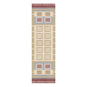 Layered - Röllakan Hilma Wool Runner Rug | Dark Beige