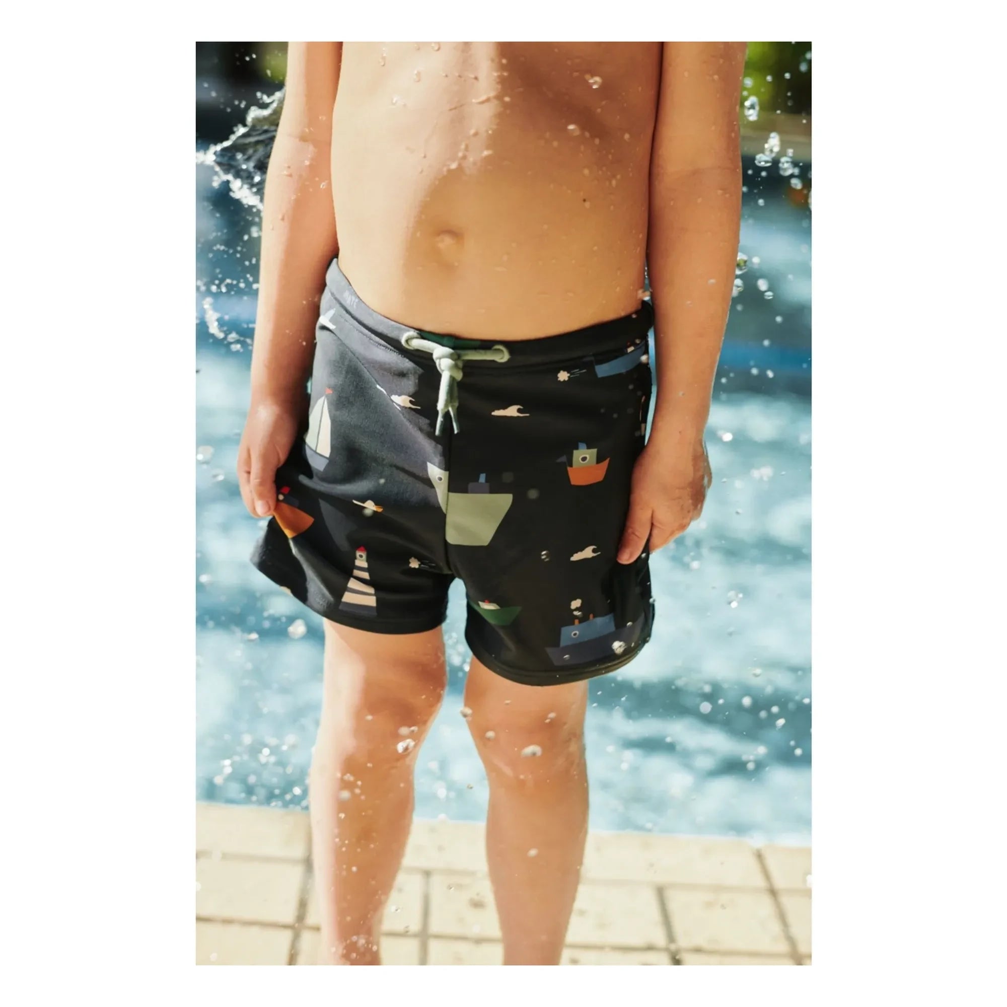 Liewood - Otto Recycled Fiber Swim Shorts | Navy Blue