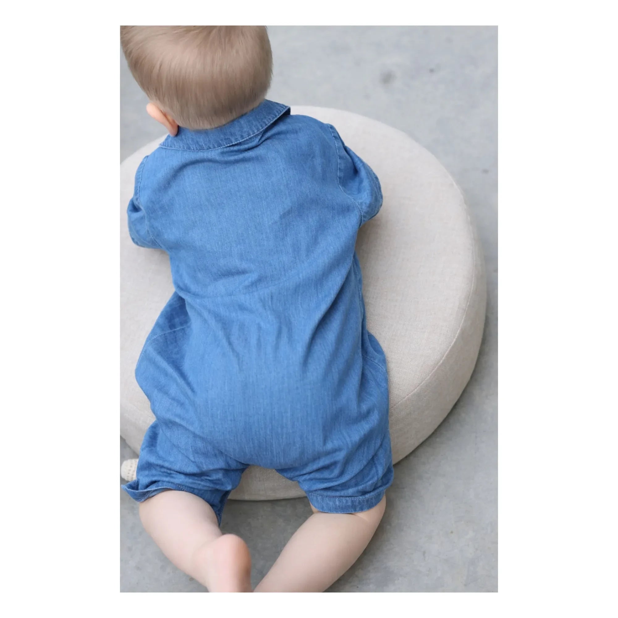 Lililotte - Charly Romper Tencel Organic Cotton | Denim Blue