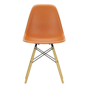 Vitra - DSW Plastic Chair - Maple Base - Charles & Ray Eames | Orange Rouille