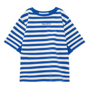 True Artist - T-shirt N°11 Stripes | Blue