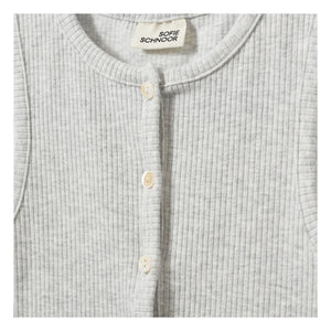 Sofie Schnoor - Tamilia Cotelé Tank Top | Light Gray