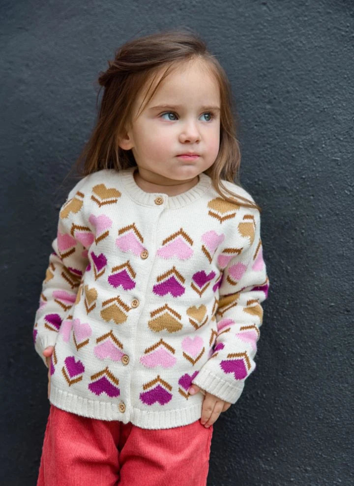 Bonton - Cardigan Maligne Bebek | Ecru