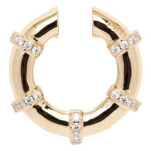 Sigal - Jüpiter Earcuff | Altın/Gümüş