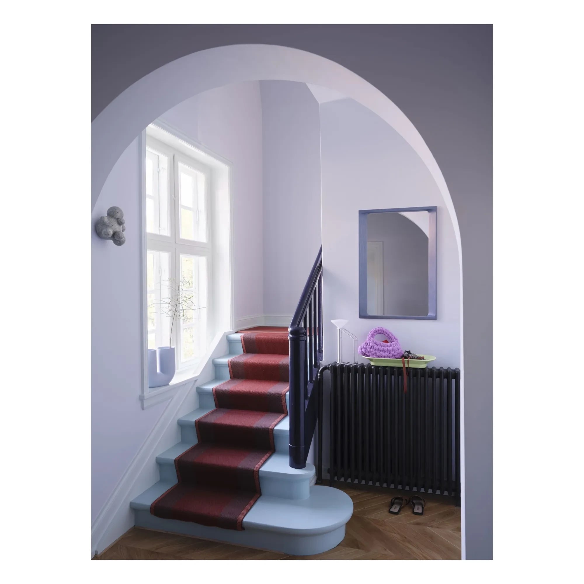 Muuto - Curved Mirror, Rhys Copper | Lilac