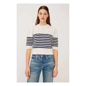 Rails - Martha Striped Sweater | Navy Blue