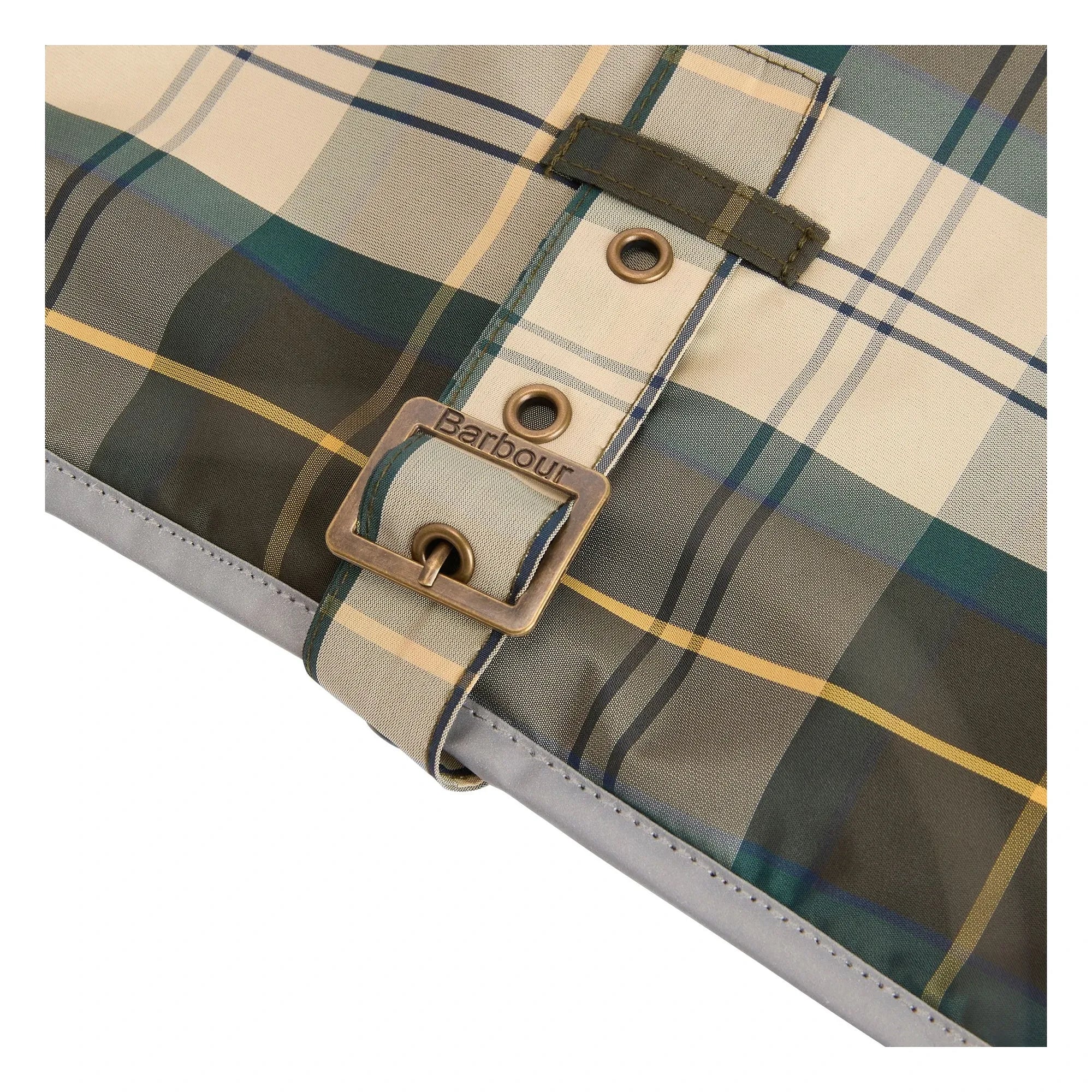 Barbour - Waterproof plaid dog jacket | Beige