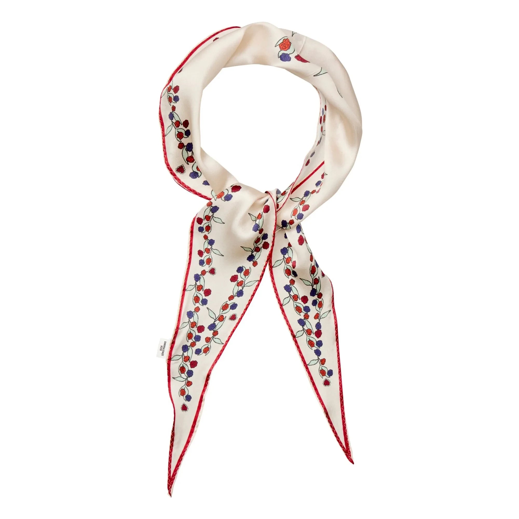 Becksöndergaard - Carna Diamond Silk Scarf | Cream
