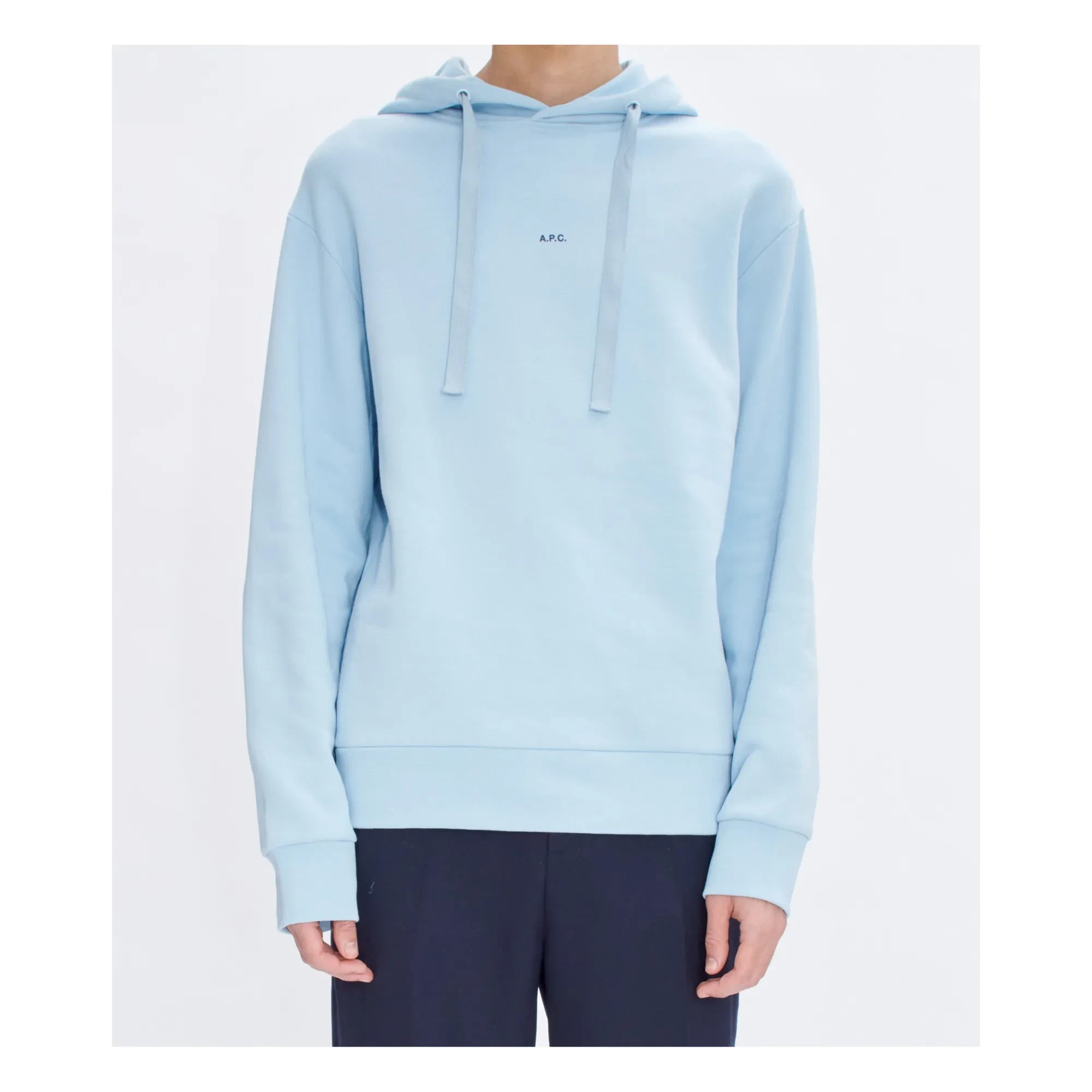A.P.C. - Larry Hoodie Organic Cotton | Light Blue