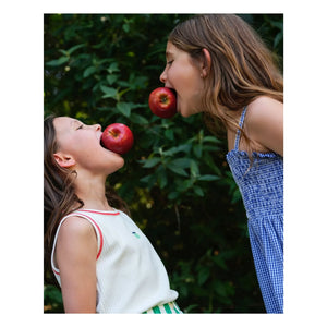 Goldie + Ace - Gingham Gathered Dress | Blue