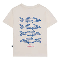 Pepita & Me - Barracuda printed T-shirt | White