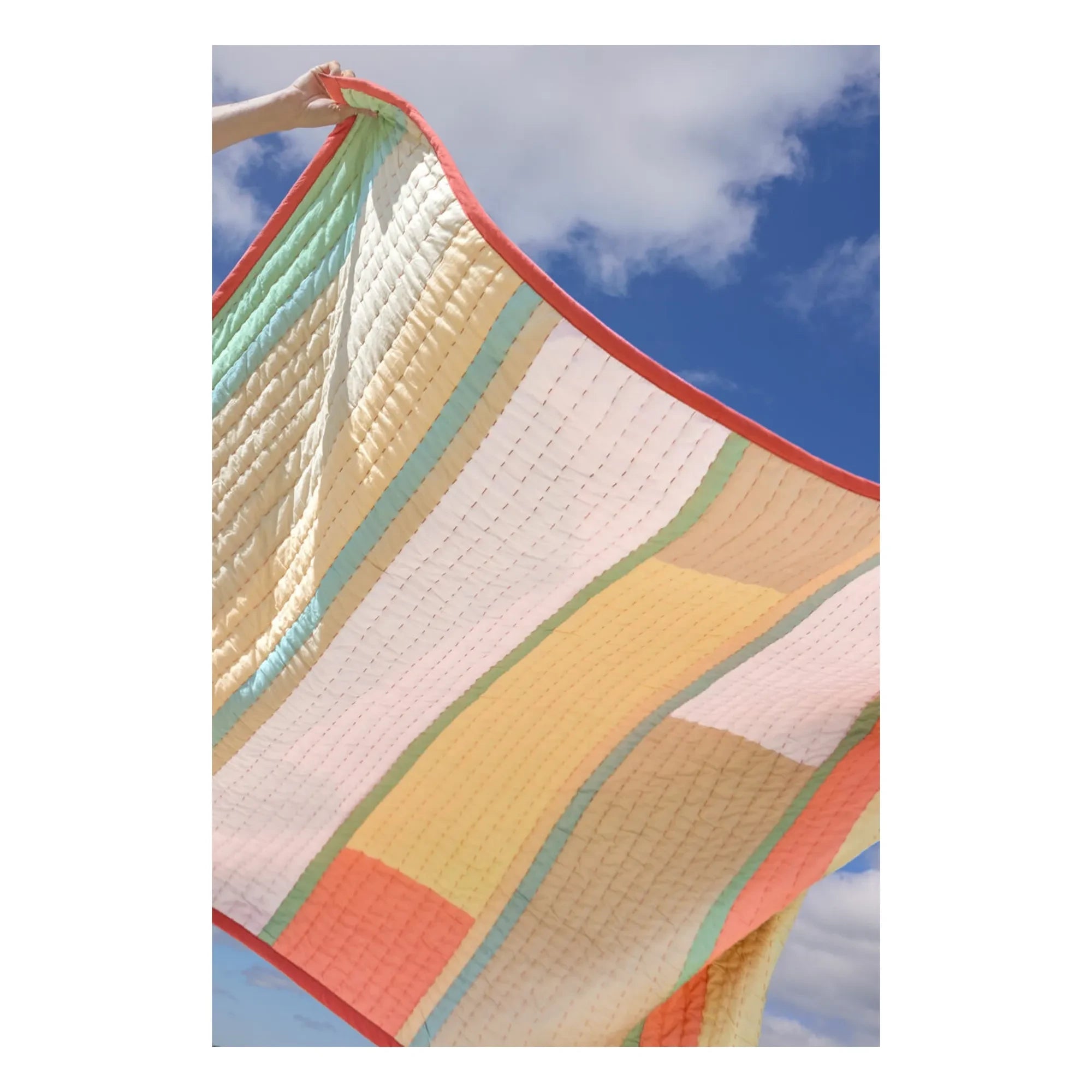 Hübsch - Organic Cotton Blanket | Orange